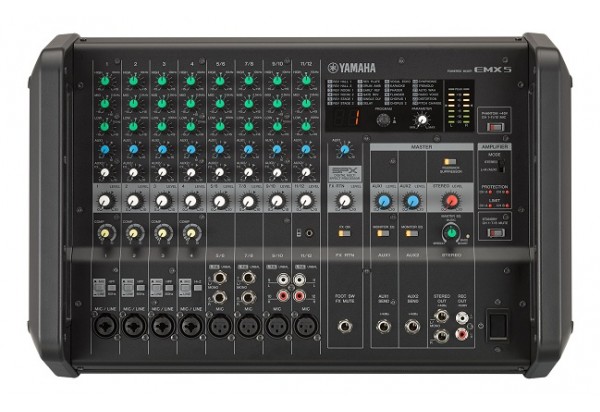 Mixer liền công suất 12 kênh Yamaha EMX5